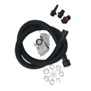 Sport Vibrations® SUPER Dual-Zylinder 29 PSI inkl. 2.Schaluch mit allen Anschlüßen-  Performance Withe-Edition Doppelhub Handpumpe integr. Manometer