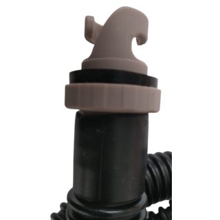 Anschlußschlauch Schwarz- mit Bajonettadapter für SUP & Drehanschluß - passend für SUP Handpumpen aller Marken mit Drehanschluß - Sport Vibrations® Edition