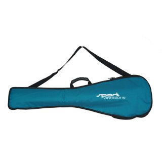Sport Vibrations® Paddeltasche Quality-bag - Türkisblau für 3 und 4  tlg. Paddel - Gepolstert- Wasserabweisend