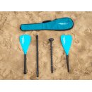 Sport Vibrations® 4-part SUP paddle CarbonComp 80 "inclusive 2nd paddle blade with kayak function + Quality-Bag-Antitwist