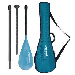 Sport Vibrations® 3 tlg. SUP Paddel CarbonComp 80"+ Paddeltasche Quality-Bag Antitwist - Superlight