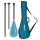 Sport Vibrations® 3 tlg. SUP Paddel CarbonComp 80"+ Paddeltasche Quality-Bag Antitwist - Superlight