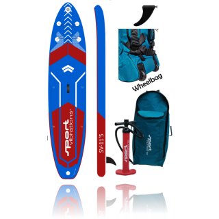 SV-115 Stand up Paddle Board SUP Surf-Board aufblasbar - All terrain All-round-Touring - Woven-Fusion-Double Layer- Superlight Technology