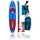 SV-115" Stand up Paddle Board SUP Surf-Board aufblasbar - All terrain All-round-Touring - Woven-Fusion-Double Layer- Superlight Technology