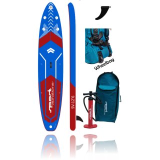 SV-126 Stand up Paddle Board Inflatable SUP Surf Board - All terrain Touring-All-round- Woven-Fusion-Double-Layer- Superlight Technology
