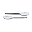 Sport Vibrations® Doppel-Kajak Paddel CarbonComp, Blattfläche 630 cm², 4 teilig zerlegbar, Hochwertig & Leicht