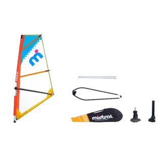 3.0m² SUP & Windsurf RIG COMPLETE incl. BAG (120cm) for WindSUP® COMPACT-Rig incl. Mast, boom, pull-up line, mast base