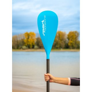 Sport Vibrations® 2-part Vario SUP paddle Carbon Comp 80 Antitwist- Superlight - without paddle bag