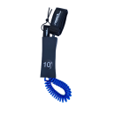 Sport Vibrations® Premium SUP Spiral Boardleash - komfortable unter Knie Befestigung sowie Knoechelbefestigung Länge 305 cm Stärke 8 mm