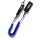 Sport Vibrations® Premium SUP Spiral Boardleash - komfortable unter Knie Befestigung sowie Knoechelbefestigung Länge 305 cm Stärke 8 mm
