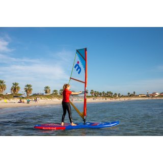 SV-115 Surf Multisport x 31 x6 SUP, Windsurf, Wing-Surf & Kayakfuktion incl. Sliding tear-off edge 4x foot straps - Woven-Fusion-Double Layer- Superlight Technology 