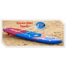 SV-115 "Surf Multisport x 31" x6 SUP, Windsurf, Wing-Surf & Kayakfuktion incl. Sliding tear-off edge 4x foot straps - Woven-Fusion-Double Layer- Superlight Technology 