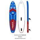 SV-115" SURF Multisport x 31" x6"  SUP, Windsurf, Wing-Surf & Kajakfunktion inkl. Gleit-Abrisskante 4x Fußschlaufen - Woven-Fusion-Double Layer- Superlight Technology 