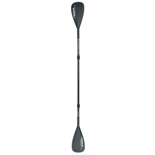 Sport Vibrations® 4-part 100% full carbon SUP paddle incl. 2. Paddle blade with kayak function - 85 x19 anti-twist handle - incl. Quality paddle bag