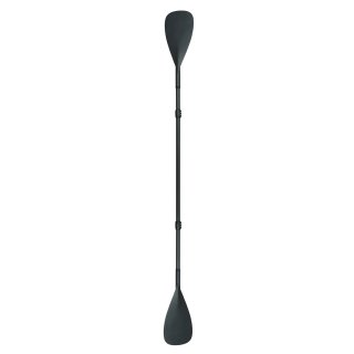 Sport Vibrations® 4-part 100% full carbon SUP paddle incl. 2. Paddle blade with kayak function - 85 x19 anti-twist handle - incl. Quality paddle bag