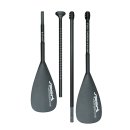 Sport Vibrations® 4-part 100% full carbon SUP paddle incl. 2. Paddle blade with kayak function - 80 "x19 antitwist handle - without paddle pocket