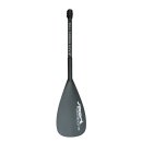 Sport Vibrations® 3-part 100% FullCarbon SUP paddle - 703 g Superlight - 85"x19 Autoclave Carbon-Handle-Antitwist ncl. Quality paddle bag  - ABS impact protection i