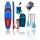 Komplettset SV-105" SUP Board aufblasbar mit Kajakfunktion inkl. 4 tlg. SV-CarbonComp Paddel + Sv-Premium Kajaksitz