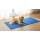 Kühlmatte für Hunde und Katzen, Selbstkühlend, blau - Large 50x90cm