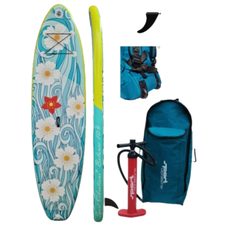 SV-Balance 106 x 33 Fitness & Yoga SUP aufblasbar - Kajaksitz-ready Super light Fusion-Layer-Technology
