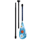 SV® Balance 3 tlg. SUP Paddel Superlight -CarbonComp 80 Antitwist - mit Paddeltasche