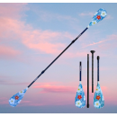 SV® Balance 4-piece SUP paddle Superlight -CarbonComp 80 Antitwist - incl. 2nd paddle blade with kayak function - Without paddle bag