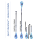 SV® Balance 4-piece SUP paddle Superlight -CarbonComp 80 Antitwist - incl. 2nd paddle blade with kayak function - Without paddle bag