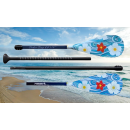 SV® Balance 4 tlg. SUP Paddel Superlight CarbonComp 80 Antitwist - inkl. 2. Paddelblatt mit Kajakfunktion inkl. Paddeltasche