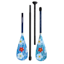 Complete set SV-Balance 106 x 33 Fitness & Yoga SUP inflatable - including kayak seat & 4-piece balance kayak paddle Super light fusion layer technology