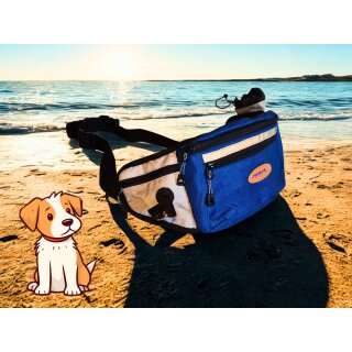 Sport Vibrations® Daily Bag – Hüfttasche mit Trinkflaschenhalterung und Leckerlibeutel für Hundespaziergänge und Hundezubehör