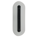 Complete set fin box with fin for US-box system including withe patch & glue for self-assembly