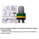 15 PSI SUP Turbinenpumpe incl. Power Ni/mH Akku/ Ladegerät, Adapter & Tasche - Sport Vibrations® Edition -